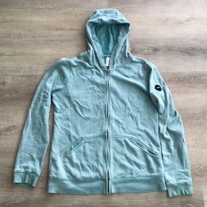RVCA mint green faded hoodie